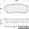 Колодки гальмівні задні EBC ULTIMAX DP1282 для Toyota LC 100 D773
