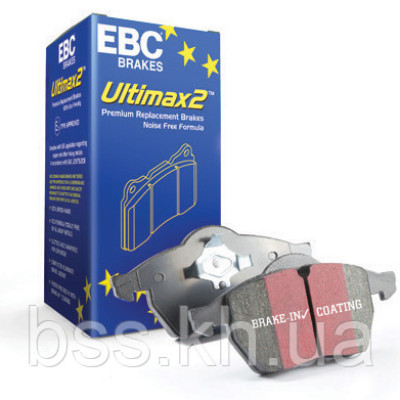 Колодки гальмівні передні EBC ULTIMAX DP1319 для Toyota LC 100 D772 Колодки гальмівні передні EBC ULTIMAX DP1319 для Toyota LC 100 D772