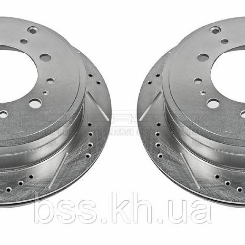 Диск гальмівний задній POWERSTOP JBR1355XPR перфорація + слот для Land cruiser 200 2008+ Диск гальмівний задній POWERSTOP JBR1355XPR перфорація + слот для Land cruiser 200 2008+