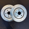 Диск тормозной передний POWERSTOP JBR1310XPR перфорация + слот для Lexus RX-350 08-15/HIGHLANDER