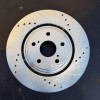Диск тормозной передний POWERSTOP JBR1310XPR перфорация + слот для Lexus RX-350 08-15/HIGHLANDER
