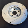Диск тормозной передний POWERSTOP JBR1310XPR перфорация + слот для Lexus RX-350 08-15/HIGHLANDER