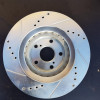 Диск тормозной передний POWERSTOP JBR1310XPR перфорация + слот для Lexus RX-350 08-15/HIGHLANDER