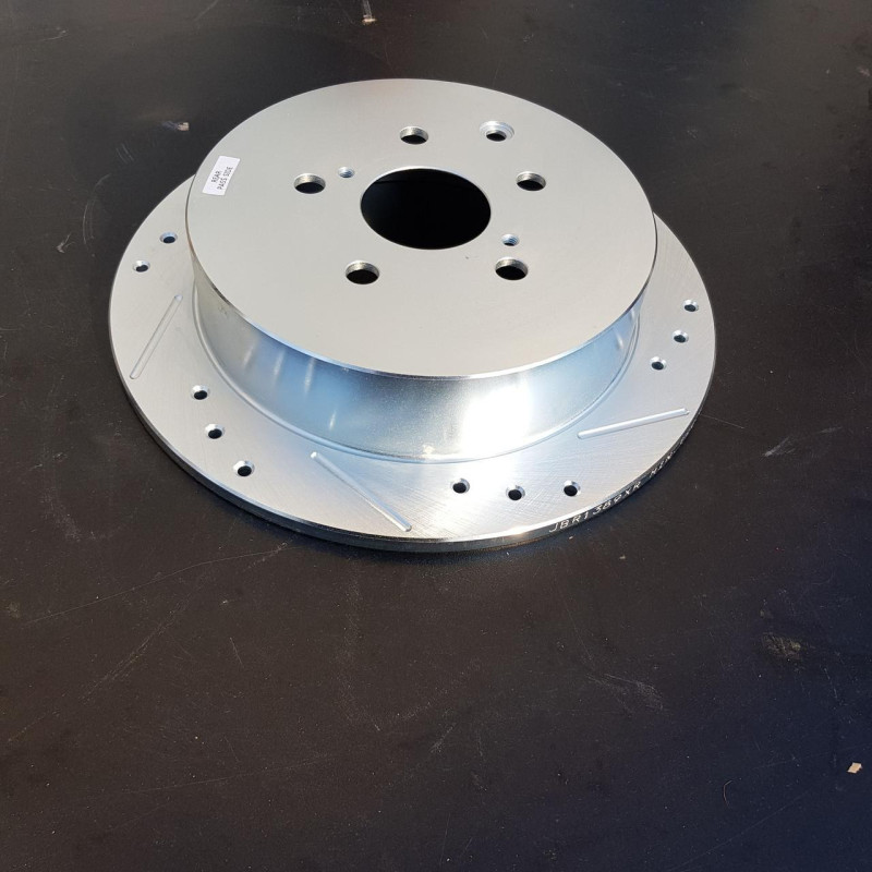 Диск гальмівний задній POWERSTOP JBR1389XPR перфорація + слот для Lexus RX-350 2008-2015