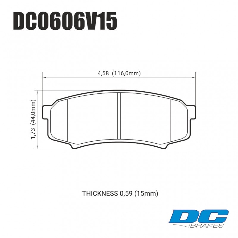 Колодки тормозные задние DC0606V15 DC Brakes Street HD, LEXUS GX460, GX470; TOYOTA PRADO 150/120 Колодки тормозные задние DC0606V15 DC Brakes Street HD, LEXUS GX460, GX470; TOYOTA PRADO 150/120