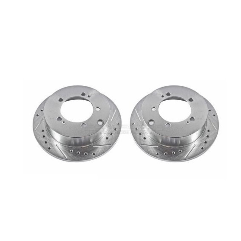 Диск гальмівний задній POWERSTOP Extreme Performance Drilled and Slotted для MITSUBISHI LANCER 2007 Диск гальмівний задній POWERSTOP Extreme Performance Drilled and Slotted для MITSUBISHI LANCER 2007