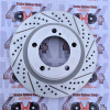 Диск гальмівний передній R1 CONCEPTS CARBON GEOMET Toyota LC200 / LX570 2015+ 354 мм