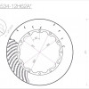 Ротор тормозного диска 405*34mm, DC Brakes DC40534-12H62AL, H крепеж, лев. (Brembo, JBT)