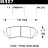Гальмівні колодки задні Power Stop z36-773 для TLC 100 / LX470
