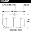 Колодки гальмівні задні POWERSTOP 16-1113 для Lexus GS