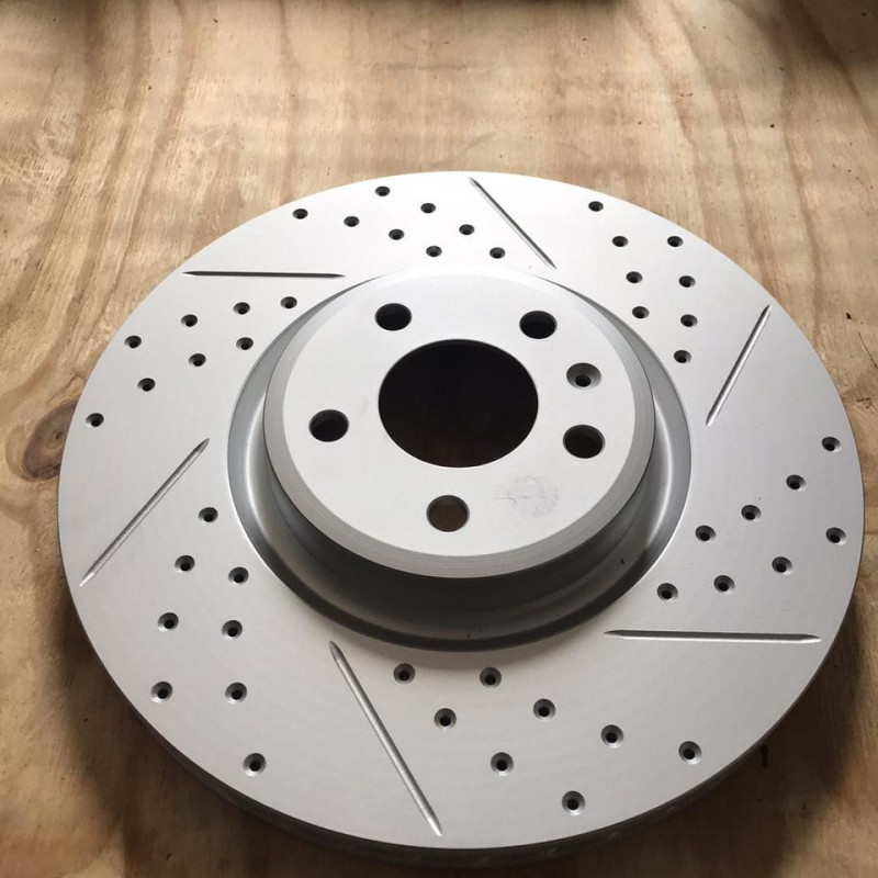 Диск гальмівний передній R1 CONCEPTS CARBON GEOMET Audi Q5,Q7,SQ5,S4,S5 350mm