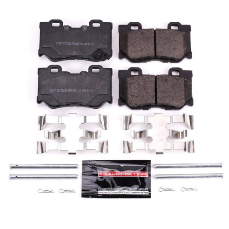 Колодки тормозные задние карбоно-керамика POWERSTOP Z23-1347 для Infiniti Akebono Колодки тормозные задние карбоно-керамика POWERSTOP Z23-1347 для Infiniti Akebono