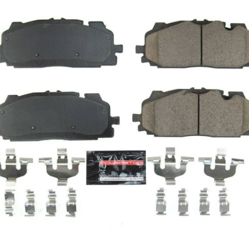 Колодки тормозные передние карбоно-керамика POWERSTOP 23-1894 A4 B9 RS4; A5 F53; Q5 FYB; Q7 4MB; Akebono Колодки тормозные передние карбоно-керамика POWERSTOP 23-1894 A4 B9 RS4; A5 F53; Q5 FYB; Q7 4MB; Akebono