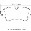 Колодки тормозные POWERSTOP 16-1898 задн A4 B9; A5 F53; Q5 FYB; Q7 4MB; TOUAREG CR7
