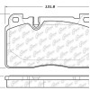 Колодки гальмівні передні Z16-1663 Audi A4 , A5, A6, A7 , Q5 , Porsche Macan