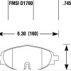 Колодки гальмівні Powerstop Z23-1760 перед VW GOLF VII; Passat 3G; AUDI TT FV3; A3 8V1 Колодки гальмівні Powerstop Z23-1760 перед VW GOLF VII; Passat 3G; AUDI TT FV3; A3 8V1