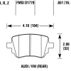 Колодки гальмівні POWERSTOP 16-1779 задние VOLKSWAGEN Alltrack
