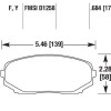 Колодки гальмівні передні Z23-1258 MAZDA CX-7, CX-9