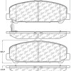 Колодки гальмівні передні Powerstop 16-1509 для Infiniti QX80, QX56, Nissan Titan , Nissan Armada