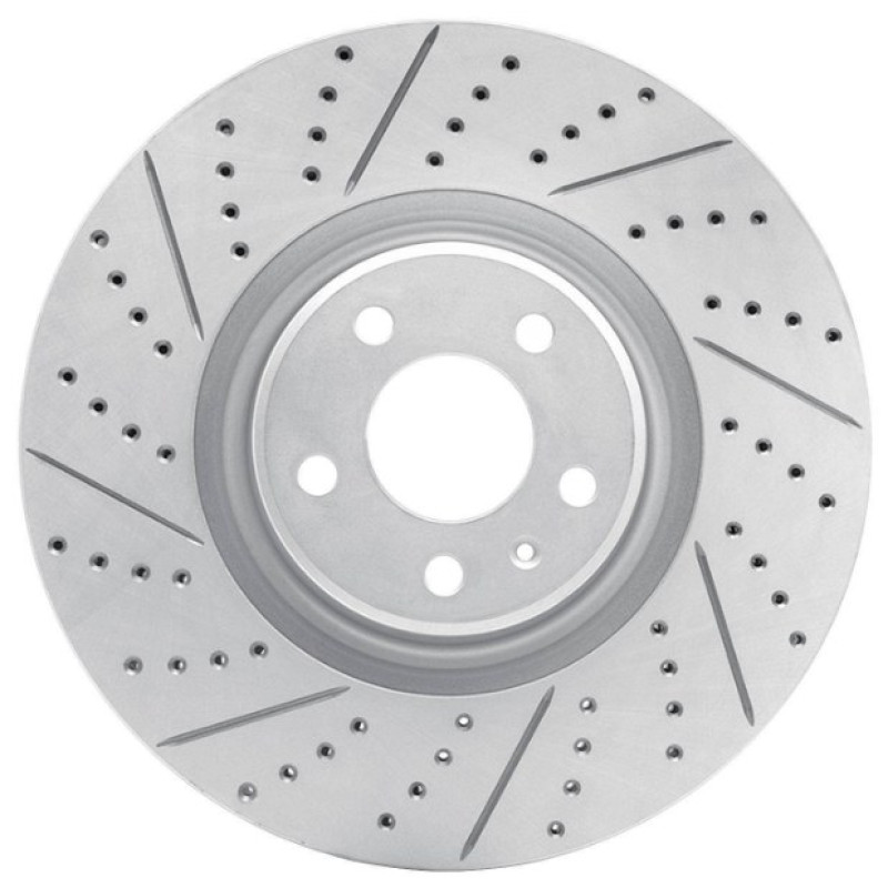 Диск гальмівний передній R1 Concepts Carbon Geomet для Audi 345/30 830-73067 4G0615301AE