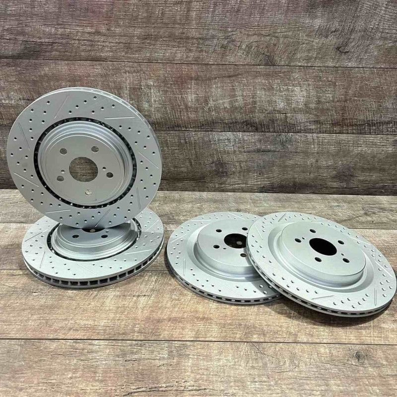 Диск гальмівний задній R1 CONCEPTS CARBON GEOMET Toyota Highlander 2020 + 338/18 424310E070