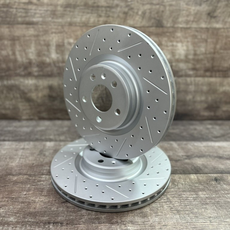 Диск гальмівний передній R1 Concepts Carbon Geomet для Audi A5 338/30 830-73080 8W0615301P,80A 615 301 A