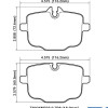 Колодки гальмівні Powerstop Z-23 Carbon Ceramic задні BMW M3 G80; M4 G82; M5 F10; M6 F12; X5
