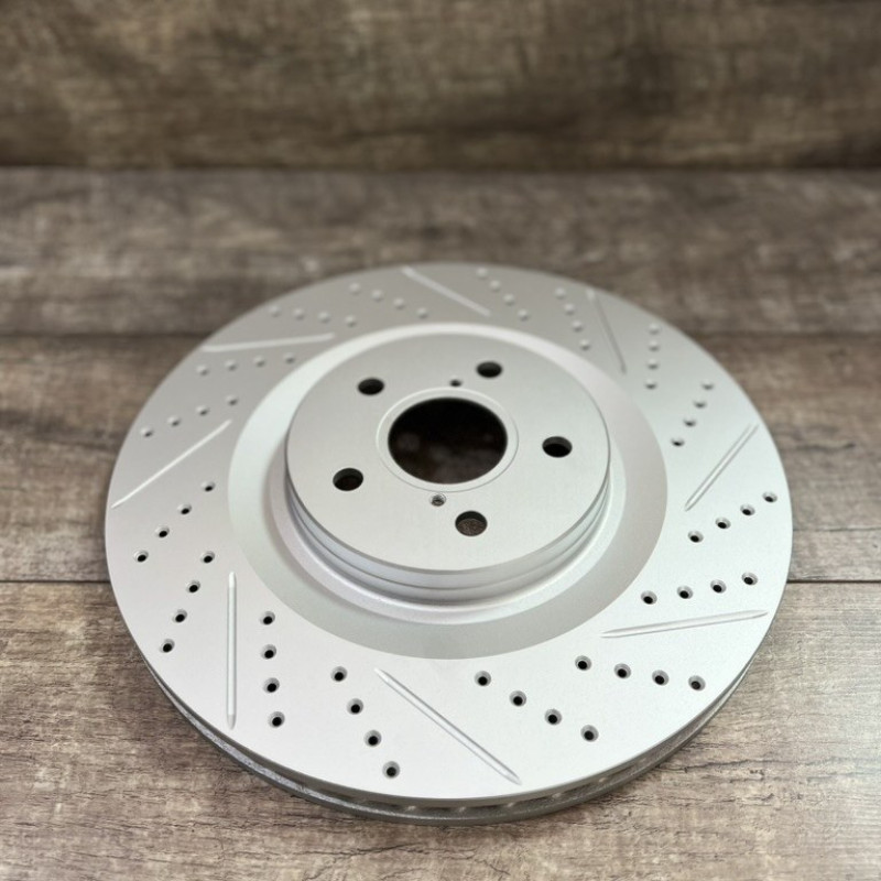 Диск тормозной передний R1 Concepts Carbon Geomet для Lexus GS/RC F-Sport 356/30 Full Cast Replacement
