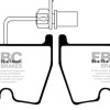 Колодки гальмівні передні EBC Yellowstuff AUDI RS4, RS6, R8 Brembo 8 поршней; JBT FB8P; (комплект 8 шт)