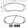 Колодки гальмівні 16-1521 PowerStop Z16 перед Honda,Acura CHANGAN; CHERY; EXEED; HAVAL