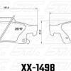 Колодки гальмівні задні 36-1498 PowerStop Z23 задние Jeep Grand Cherokee WK2