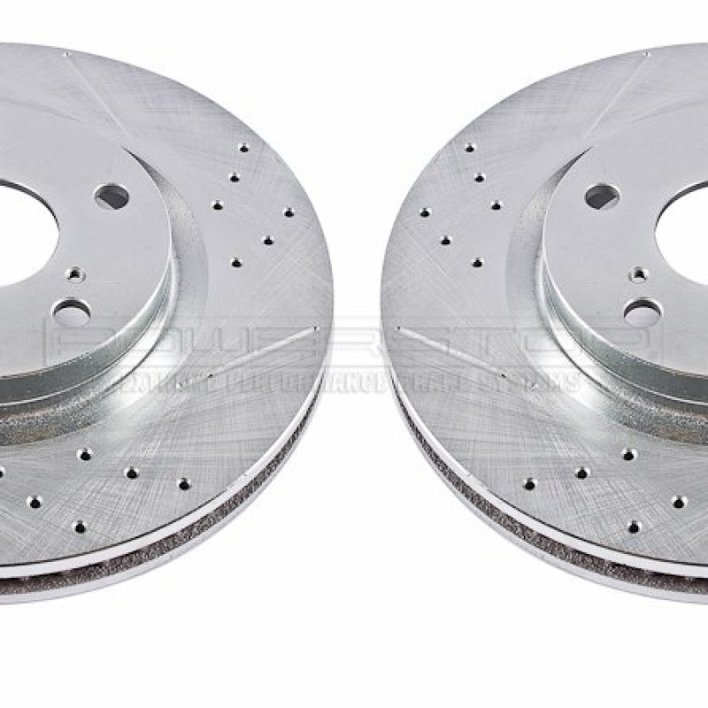 Диск гальмівний передній POWERSTOP JBR1127XPR для CAMRY 40, 50 , Avalon 2010, ES350