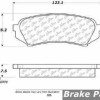 Колодки гальмівні задні POWERSTOP 16-773 для Toyota LC 100